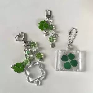 클로버 네잎클로버 포카 키링 행운 럭키 꾸미기/수능/스티커/세트/시험/선물/엿/박스/응원/간식/굿/즈