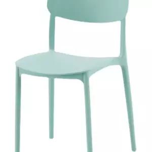 플라스틱 식탁 의자 공부방 학원의자 카페 예쁜 주황색 등받이