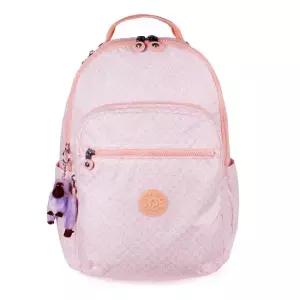 키플링 서울 라지 백팩 걸리타일프린트