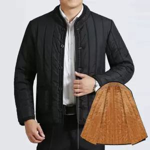 남성 따뜻한 융털 점퍼 경량 가디건형 보온 패딩 프리미엄 깔깔이 기모 자켓