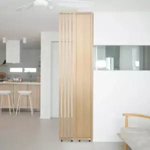 우드톡 1&1 특별가 구성 타공 무타공+ 촘촘 스트라이프 가벽 파티션 조합 공간분리인테리어 셀프인테리어 원룸가벽파티션