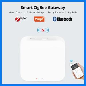 Tuya ZigBee 스마트 게이트웨이 허브 와이파이 및 블루투스 스마트 홈 라이프 브릿지 앱 무선 리모컨 알렉