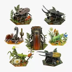 3D입체퍼즐 곤충박물관 7종 모형 만들기