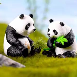 판다 미니어처 팬더 곰 피규어 테라리움 화분 꾸미기 재료