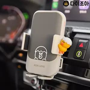 라인 프렌즈 차량용 고속무선충전기 거치대(캐릭터랜덤)