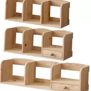 삼나무 책꽂이 서랍형 우드 80 원목 책꽂이 정리대 수납장 정리함 일반형 소품