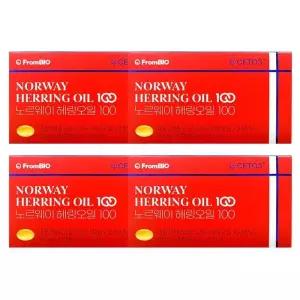 [프롬바이오] 노르웨이 헤링 100 북유럽 오메가11 세토3 30캡슐 4개 -SDL-