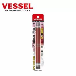 VESSEL 베셀 양두 콤비 고사이비트 엑스하드강 컬러비트 PH2 x 150mm (2pcs) (GS142615)