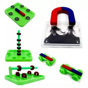 자석 실험 세트/어린이/아동/초등/자성/자력/놀이/완구/실험용/교육/교육용/교구/학습/학습용/과학/재료