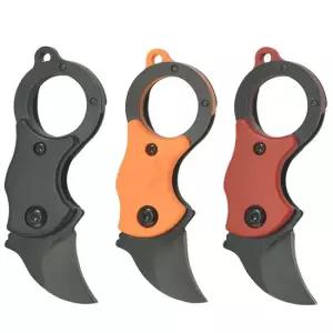 미니 택배 칼 호신용 열쇠고리 접이식 칼 캠핑용칼 다용도칼 블랙 B2003-O