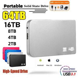 휴대용 SSD 1TB 외장형 하드 드라이브 고속 USB3.0 인터페이스 HDD 노트북 PC 디스크 외부 용 Xiaomi 모바일