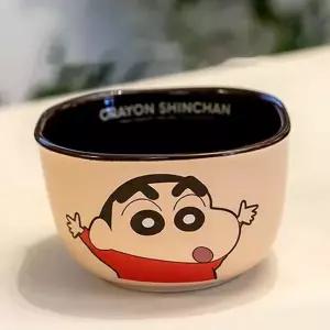 사각 공기 어린이 캐릭터 투톤 세라믹 공기 밥그릇 도자기 다용도 시리얼 레인지 국그릇 디저트 세트 오븐