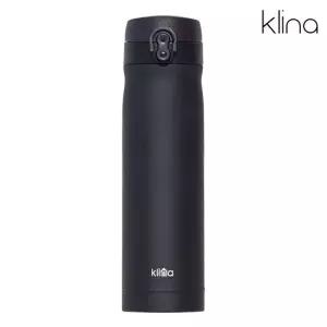 클리나 보온보냉 원터치 텀블러 500ml 무광/블랙