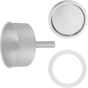 에스프레소 메이커 필터 바스켓 모카 포트 6컵 교체 깔때기 커피 1개와 실리콘 개스킷 씰 1개 포함