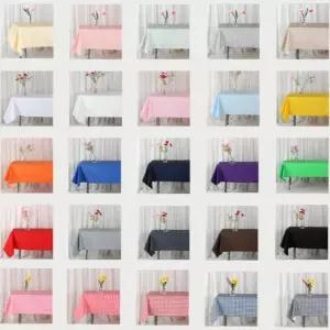 방수 테이블보 직사각 무지 6인용 방수 식탁보 8인용 10인용 대형 행사