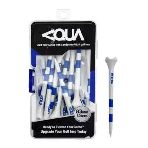 AQUA 아쿠아 기능성 골프티 83mm 30ea 틴케이스 포함