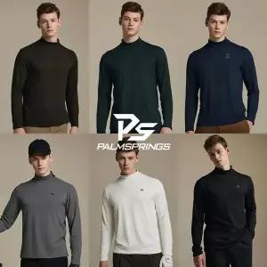 [아웃도어스/팜스프링스]남성 베이직 기모 터틀넥티셔츠 6종 택1