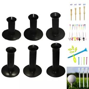 타석 교체용 고무티 골프 연습장용 6개/티꽂이/골프티/공티/공받침대/TEE/티마커/삼발이/티홀더/공받침