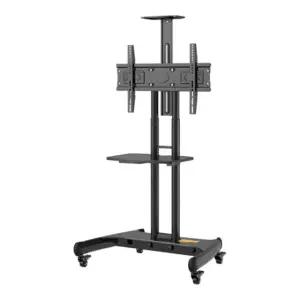 75인치 고중량 이동식 TV스탠드 바퀴형 티비거치대 45kg 삼성 LG 호환 MS150