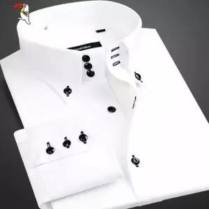 정장 와이셔츠 남자 흰색 빅사이즈 듀퐁셔츠 긴소매 긴팔