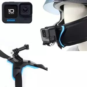 고프로 10 호환 액션캠 오토바이 헬멧 턱 장착 스트랩 마운트 GOPRO1...