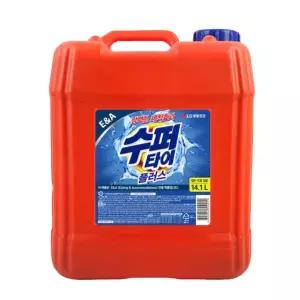 수퍼타이액체14L 세탁세제 대용량 드럼겸용 말통