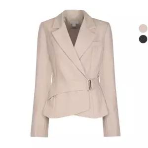 여성 벨르 골드버클 벨트 봄가을 정장 자켓