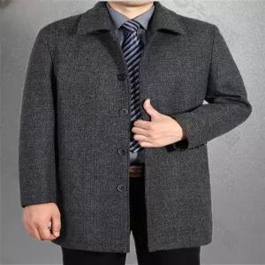 남자 반코트 간절기 아우터 자켓 중년 정장코트