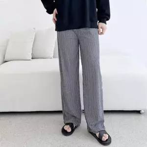 밴딩 팬츠 벨로아 패턴 편한바지 겨울 포근 홈웨어