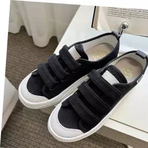 캔버스운동화 캔버스화 여성 발편한 찍찍이 스니커즈 운동화 데일리