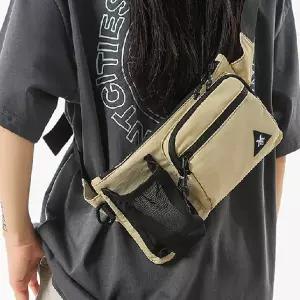 남성 힙색 데일리 스포츠 수납력 남성 슬링백 허리 가방 아웃도어 컴팩트 캐주얼 나들이 여행용 커플 경량