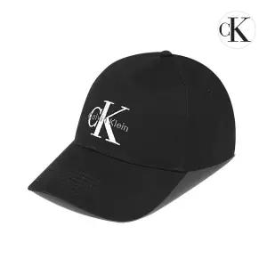 [Calvin Klein Underwear]캘빈클라인 CK 모노그램 엠브로이더리 볼캡 남녀공용 야구 모자 블랙 4G5004G-UB1
