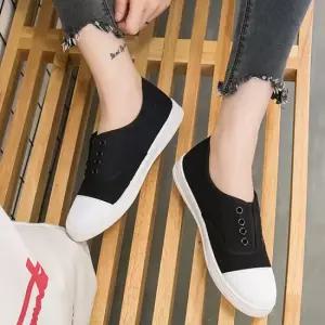 끈없는 스니커즈 캔버스화 여성운동화 캐주얼화 캔버스화 여성스니커즈 여성운동화