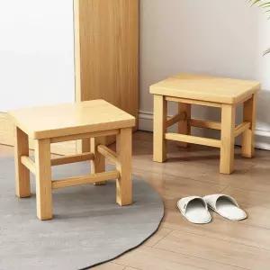 편백나무의자 우드 일본 작은 좌석 가정용 바 스툴 벤치 우드25x21x25cm