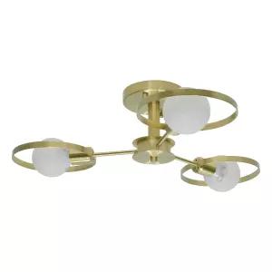 고리 3등 직부/펜던트 골드샤틴 인테리어 조명 방등