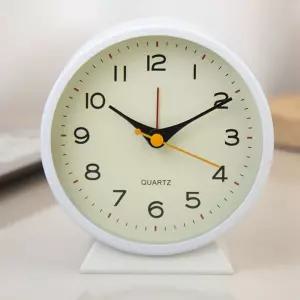 무소음 탁상 시계 거실 침실 알람시계 야광시계