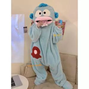 한교동 잠옷 겨울 홈웨어 커플 바지 상어 파자마 긴팔