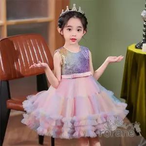 튜튜 여아 공주 드레스 아동 화동 연주복