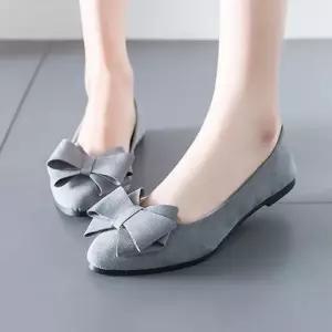 3컬러 고급스런 스웨이드 리본 플랫로퍼 캐주얼로퍼 여성플랫슈즈 젤리슈즈