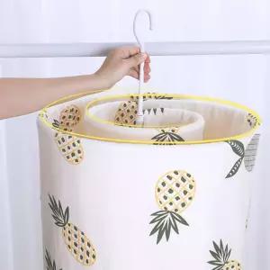 공간활용 튼튼한 나선형 접이식 이불 옷 빨래 건조대 공간활용