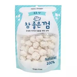 헬로도기 참좋은껌 실타래 우유껌 18p/치석제거/개껌/대용량/애견/대형견/덴탈껌/대형개껌/강아지/대형견껌