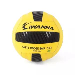 IW 네오프렌피구공 4호 64cm 옐로우스포츠 소프트한공 안전한 경기 학생구볼