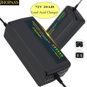 72V 20AH 스마트 HD LED 디스플레이 GEL 건식 납축전지 배터리 충전기 바이크 오토바이 전기자전거 스쿠터