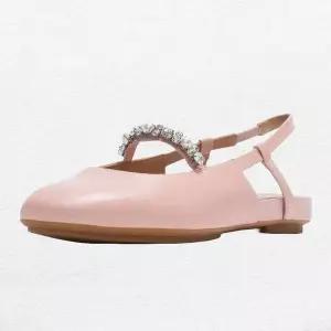 [핏플랍]여성 델리카토 크리스탈 레더 슬링백 - 페이디드 블러쉬 FT61K2M097