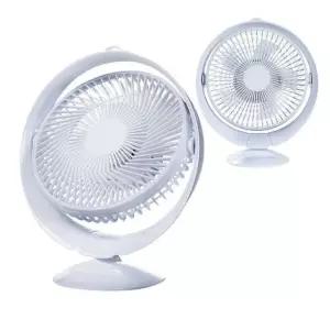 삼우힐링620 USB 충전식 360도 회전 탁상용 선풍기