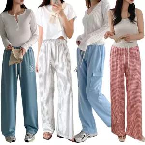 [특.가] 봄신상 와이드팬츠/트레이닝세트/파자마/맨투맨/바지/밴딩/나시/티셔츠/여성의류