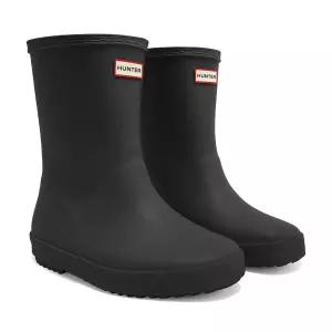 헌터 키즈 퍼스트 아동 주니어 패션 레인부츠 장화 장마 블랙 HFRK0032252-BLK
