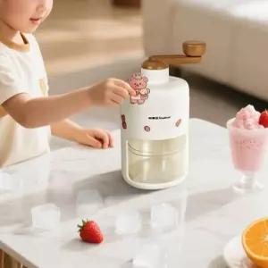 수동 얼음분쇄기 빙삭기 눈꽃 칵테일 각얼음 분쇄기 홈바