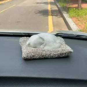 자동차용품 자동차인형 차량용 악세사리 노호혼 SMALL 화이트냥이