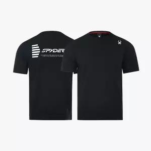 [롯데백화점]스파이더 남성 백 그래픽 반팔 티셔츠 SPJMCNRS310MBLK